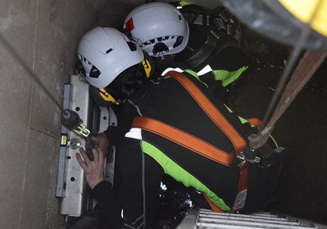 Installation d'une vanne d'arrêt d'urgence 