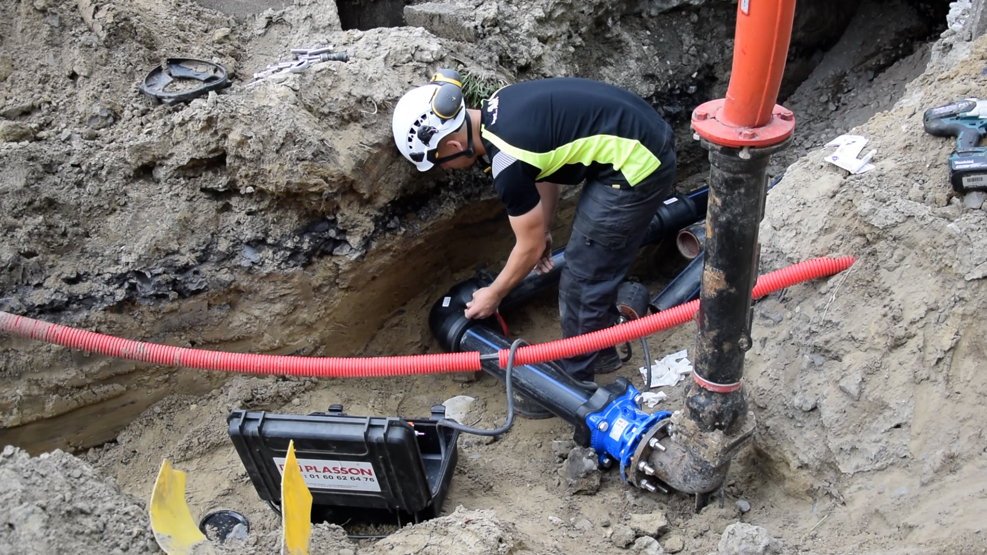 Travaux de soudage HDPE à HoGent