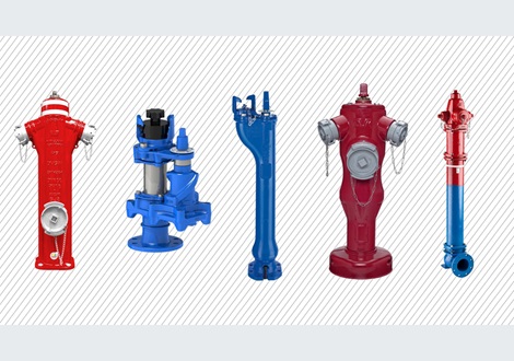 Ondergrondse en bovengrondse hydranten 