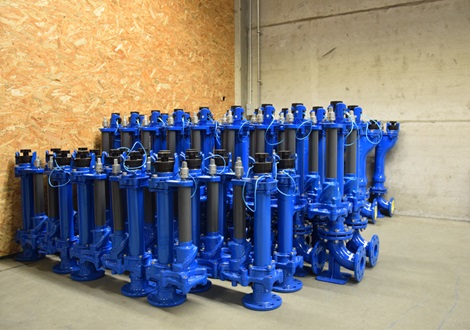 Ondergrondse hydranten van AVK