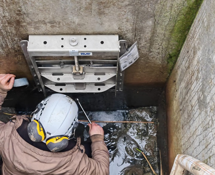 Installation d'un robinet d'arrêt d'urgence
