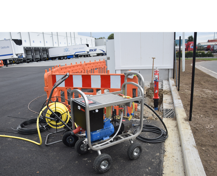 Installation d'une pompe hydrostatique MPP 70-35