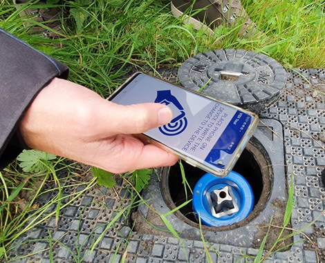 Smart Water installation du capteur