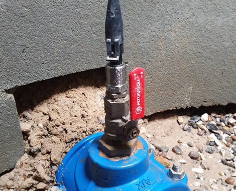 Smart Water installatie sensor