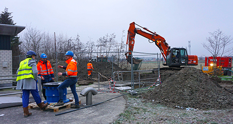 Algemeen beeld van werf 