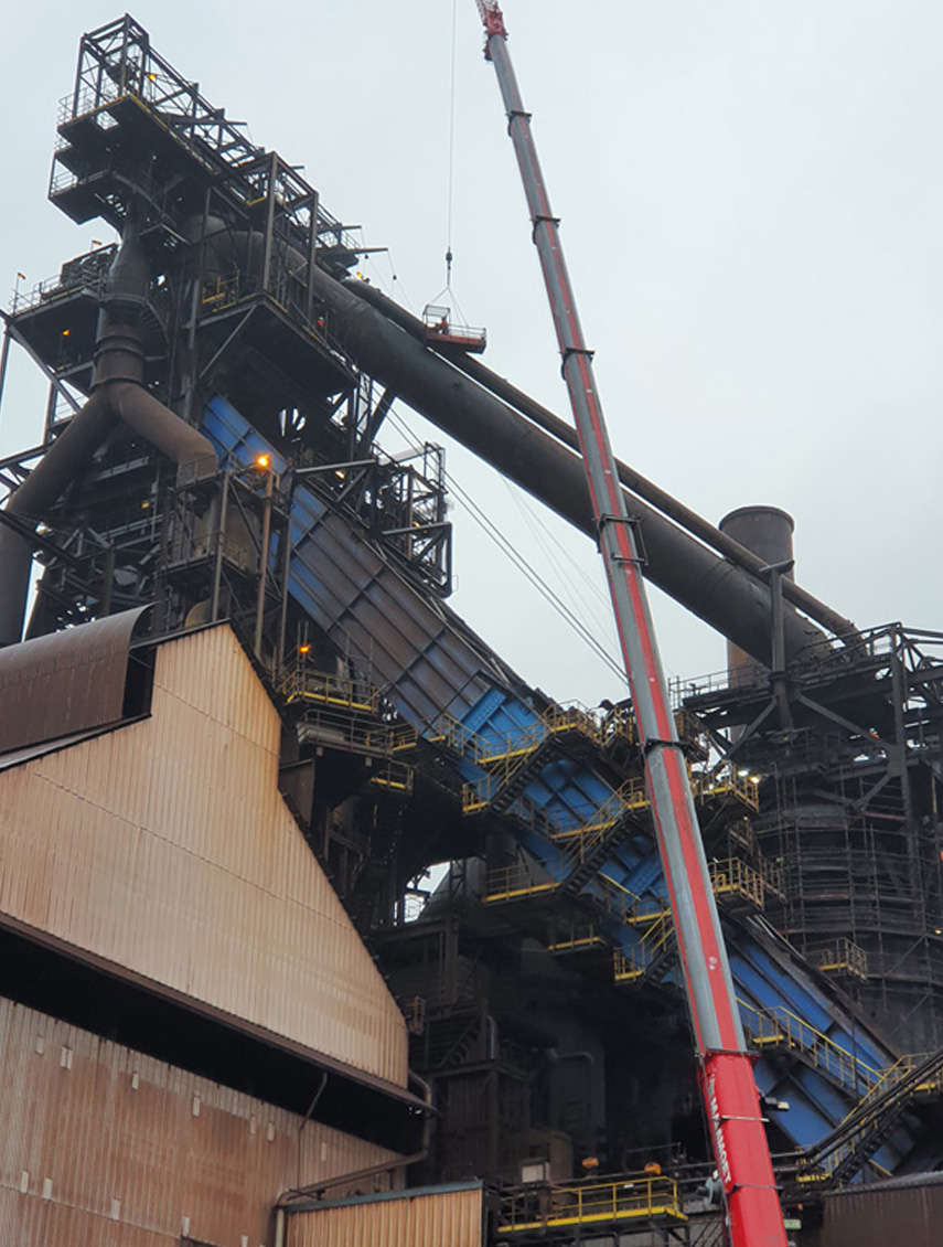 Manchon de réparation AVK chez Arcelor Mittal Gand