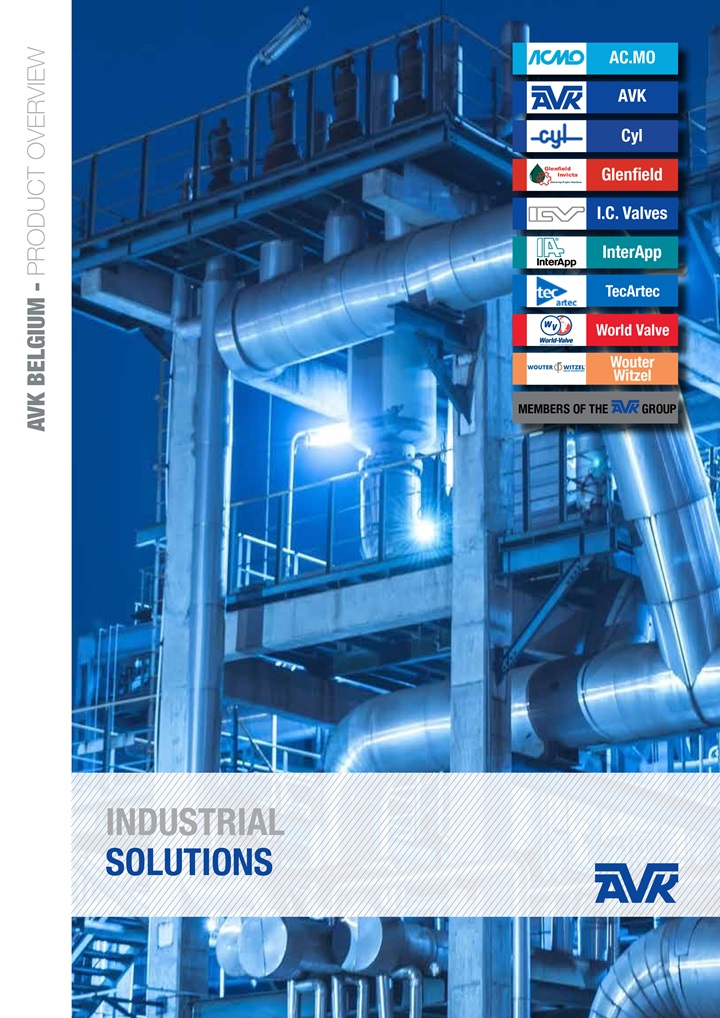 Voorpagina van brochure Industrial Division