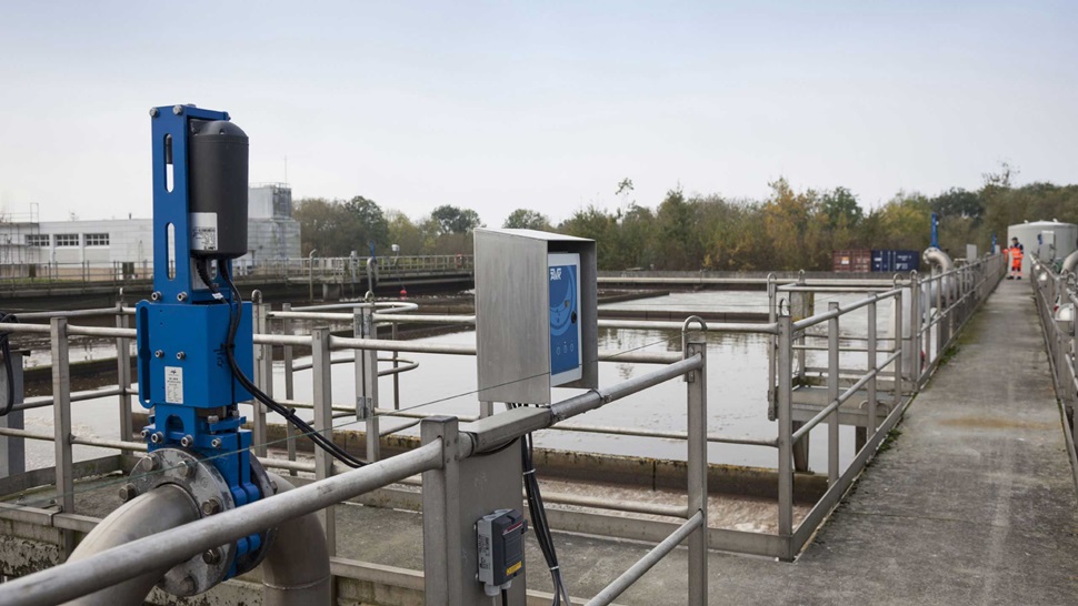 Mesafsluiter Linak aandrijving waterzuivering