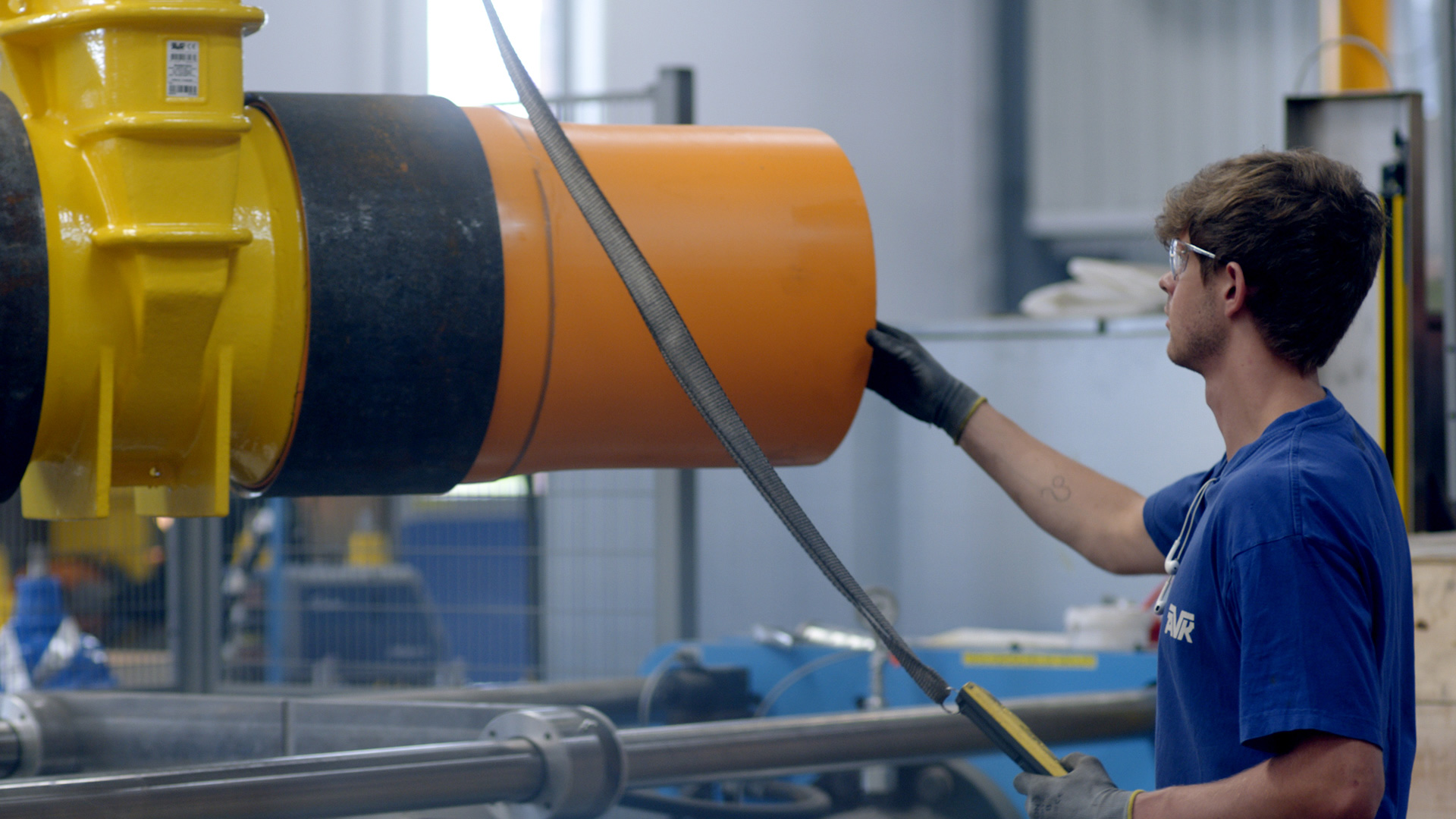Productie van schuifafsluiter met PE-einden