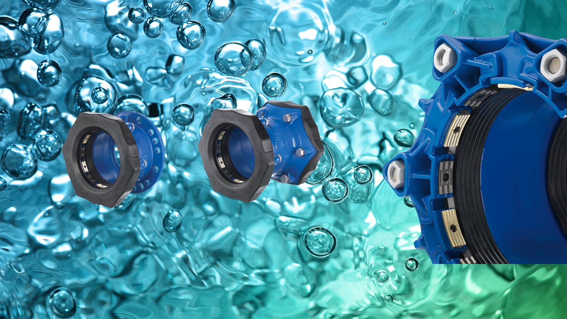 Supa Maxi met NBR-rubber voor afvalwatertoepassingen trekvaste universele koppeling
