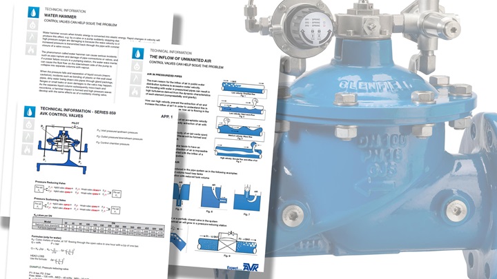 technische informatie regelafsluiter - waterslag, Kv-waarden en cavitatie