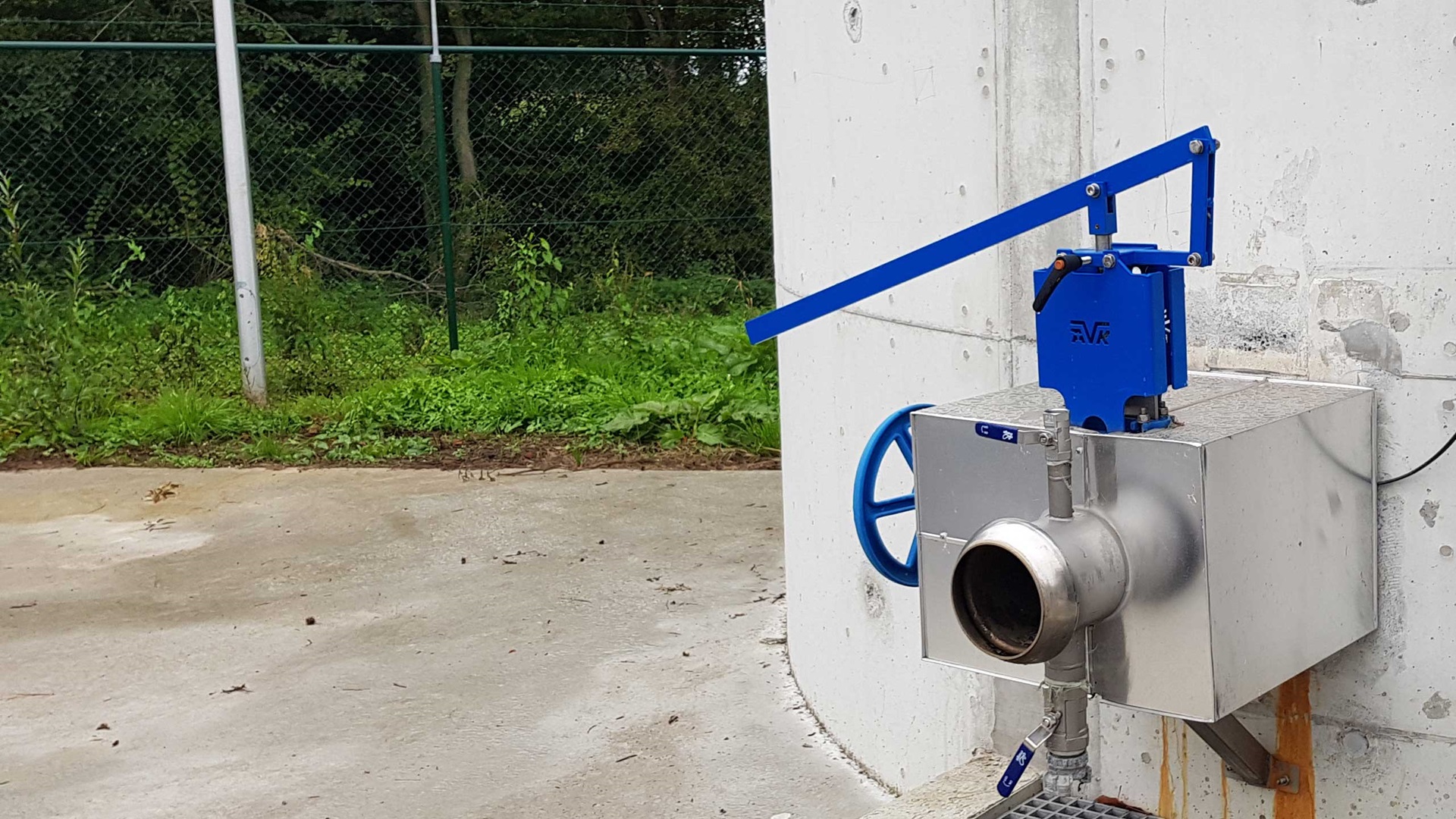 afvalwater uitstroom actief slib