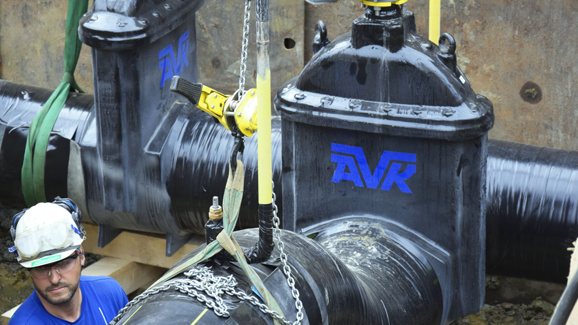 Gasdistributie avk schuifafsluiters