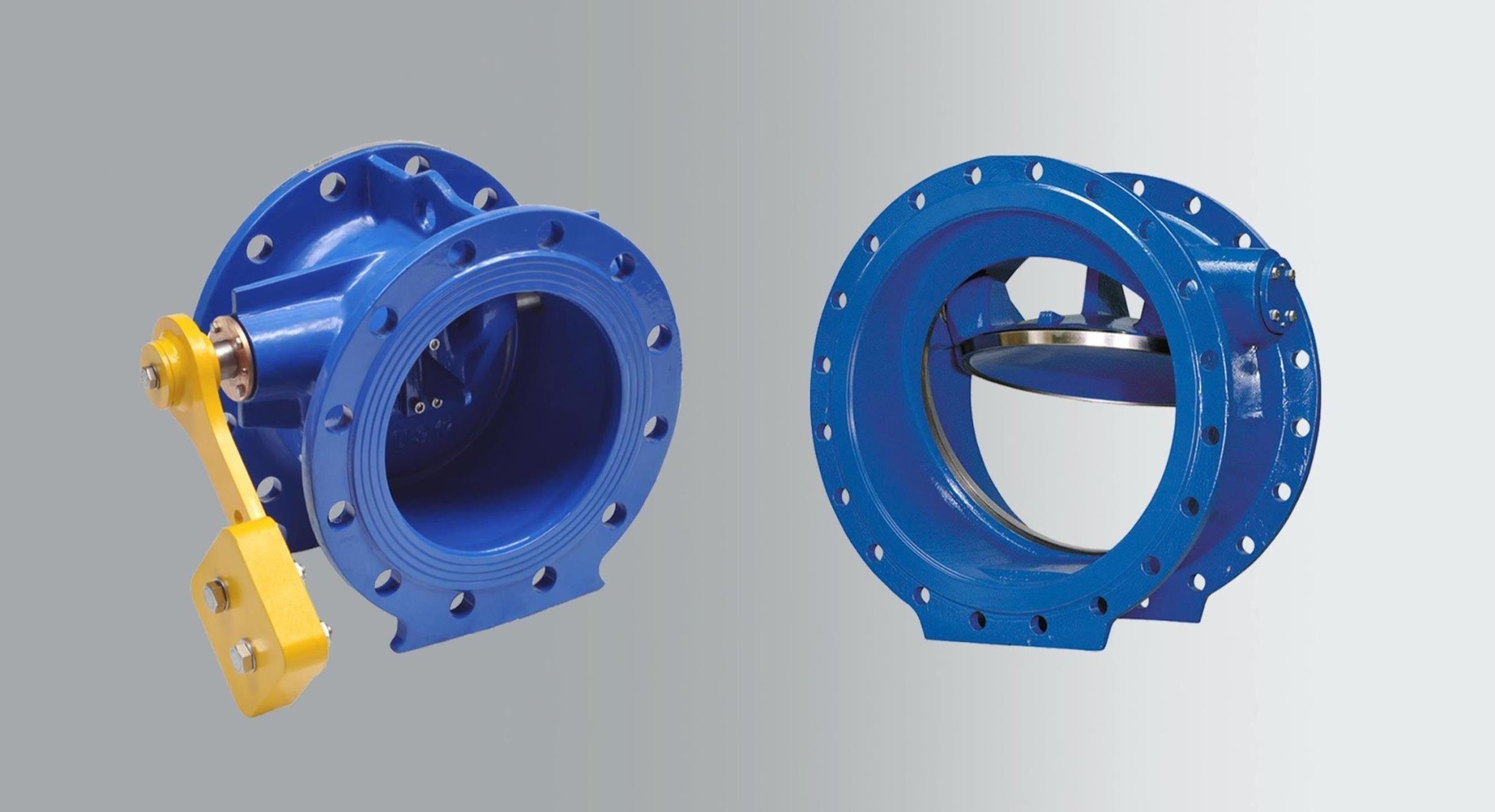 Terugslagkleppen met hydraulische demper, zachte of roestvaststalen dichting
