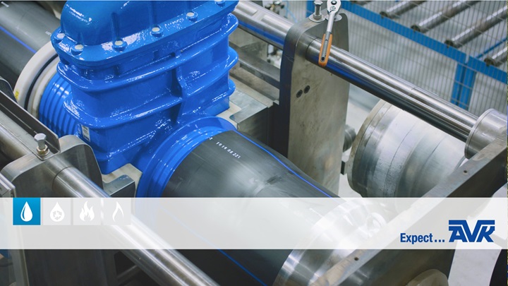 AVK-schuifafsluiters met PE-einden nu in 4 grotere diameters